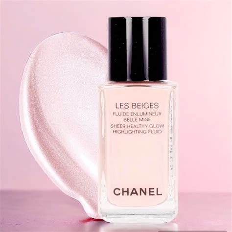 chanel les beiges highlighting fluid pearly glow|les beiges pearly glow.